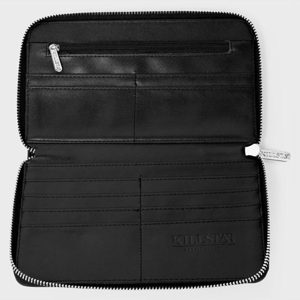 Killstar ✦ Thrill Master Wallet ✦ Horror Graphic Zip Gothic Dario Argento NWT - Picture 4 of 5